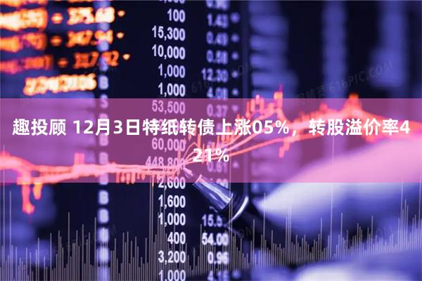 趣投顾 12月3日特纸转债上涨05%，转股溢价率421%